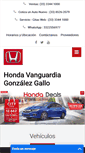 Mobile Screenshot of hondaglezgallo.com.mx